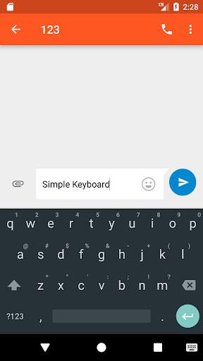Simple International Keyboard screenshot 1