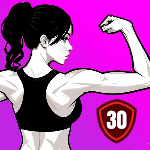 Arm and back exercises icon
