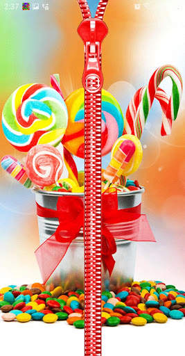 Candy Zipper Lock Screen screenshot 6