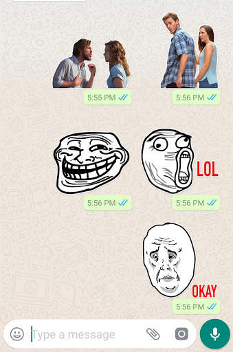 Meme Stickers for Whatsapp - popular memes screenshot 6