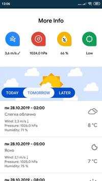 Weather Widget - погода скриншот 3