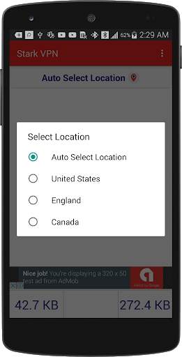 Stark VPN screenshot 1