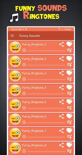 Funny android ringtones screenshot 1