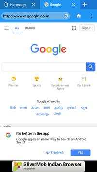 Indi Browser screenshot 2