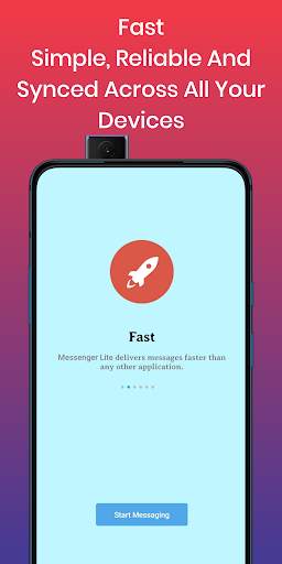 Messenger Lite - Fast & Secure screenshot 1