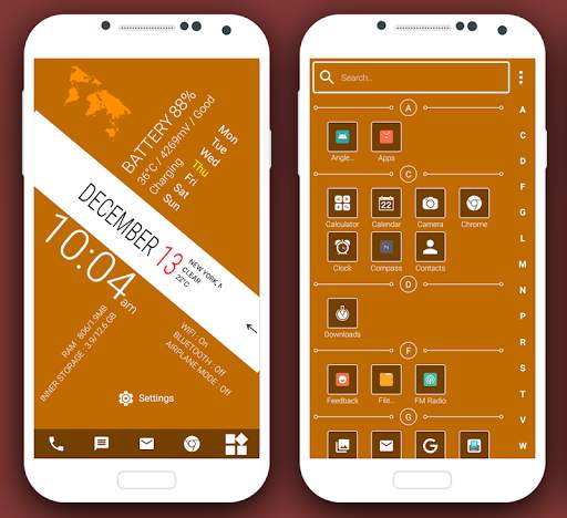 Angle Launcher 2 - App lock screenshot 2