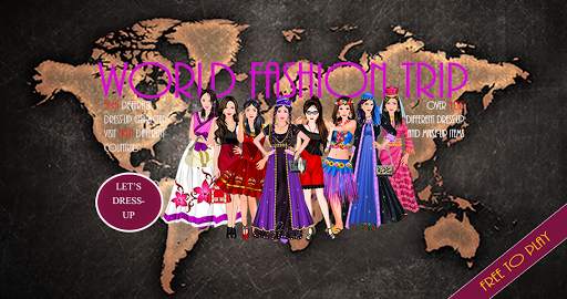 WORLD FASHION TRIP - GIRL GAME screenshot 9