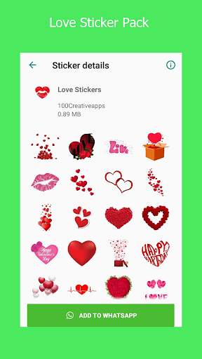 Valentine, Love, Birthday sticker for whatsapp screenshot 2