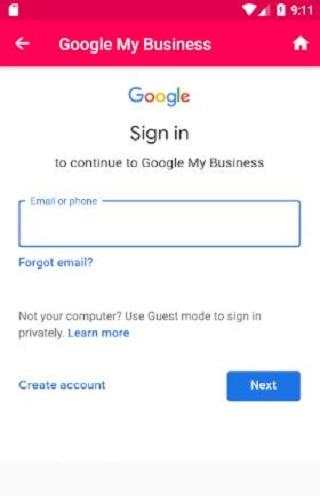All business site browser screenshot 2