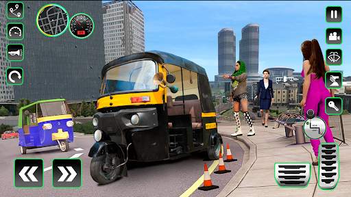 Rickshaw Driving Game Classic screenshot 2