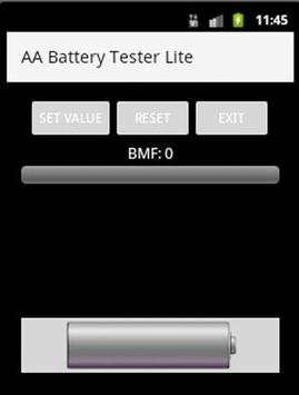 AA Battery Tester Lite screenshot 1
