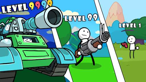 One Gun: Stickman لعبة القتال 1 تصوير الشاشة