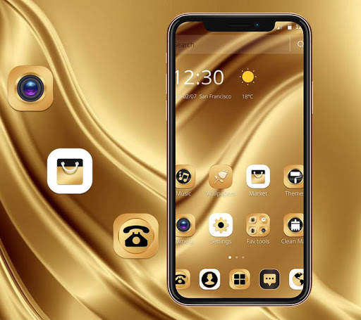 Gold Luxury Extravagant Business Theme screenshot 1