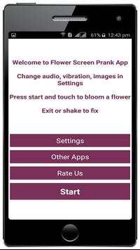 Flower Screen Funny Prank screenshot 2