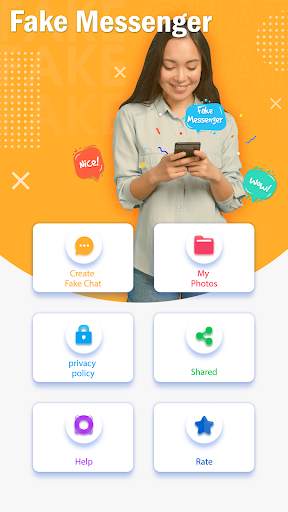 Fake Chat Messenger, Fake Video Call, Prank Chat screenshot 1