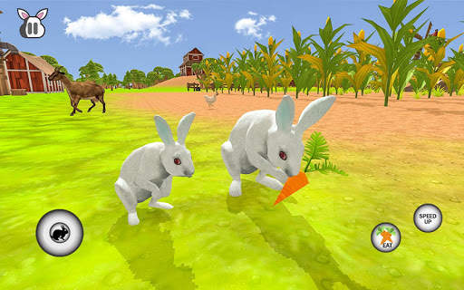 wild pet rabbit animal sims -forest predator craft screenshot 3