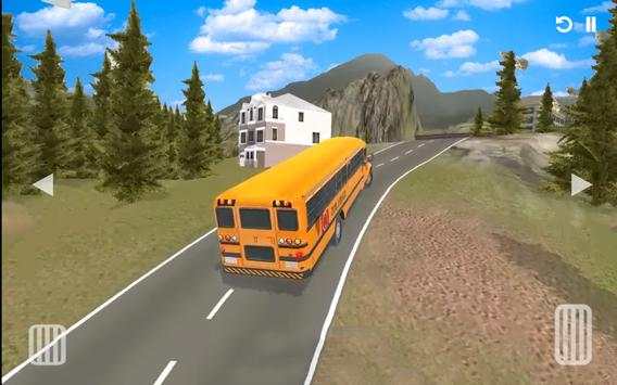 Kids Bus : High School Transport Driving Game 3D screenshot 2