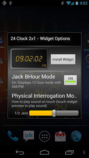 24 Clock Widget screenshot 2