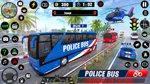 Police Bus Simulator Bus Games screenshot 2