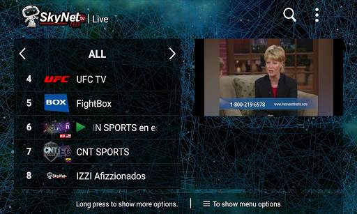Skynet tv HD screenshot 2