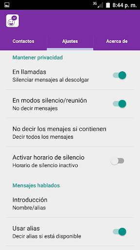 Messenger Parlante. Escuche a facebook Messenger. screenshot 3