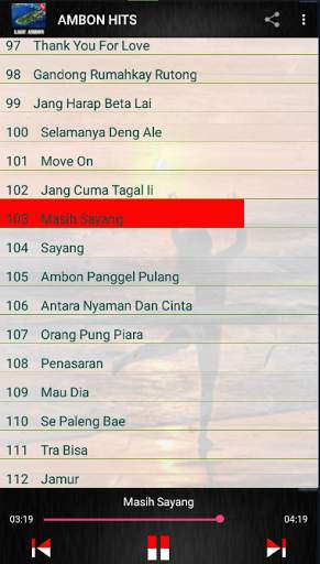 100   Kompilasi Lagu Ambon Populer screenshot 5