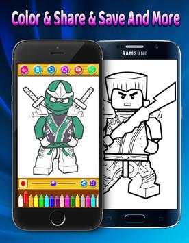 How To Color Lego Ninja Coloring game for adult screenshot 3