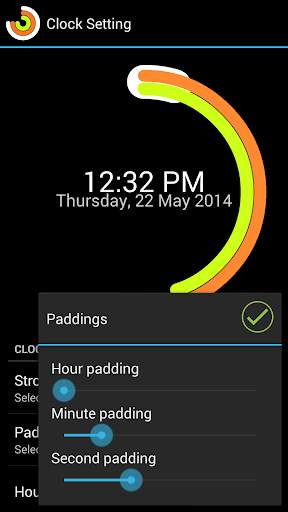Circular Clock Live Wallpaper screenshot 4