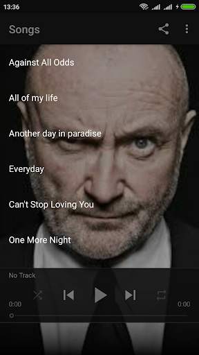 Phil Collins OFFLINE Songs screenshot 1