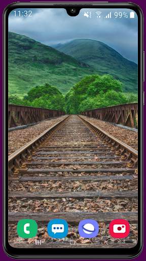 Awesome Railroad Wallpaper HD screenshot 7