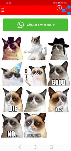 New Funny Cat Stickers For WhatsApp WAStickerApps screenshot 4