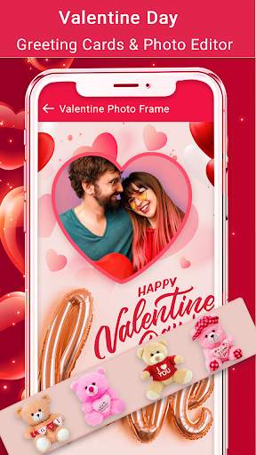Valentine Day Cards Editor screenshot 1