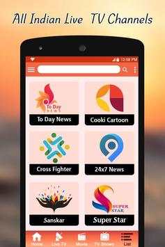 All India Live TV Channels Guide screenshot 5