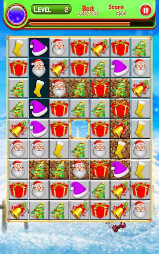 Match 3 Puzzle Christmas Games - Santa Bell Trees screenshot 4
