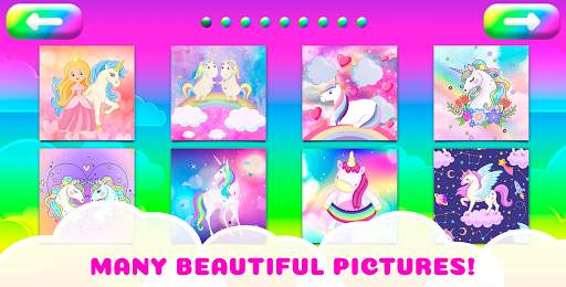 Unicorn Puzzles Game for Girls screenshot 1
