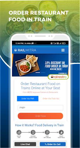 LiveTrain, PNR & Food Delivery screenshot 7