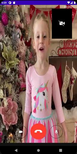Vedio Call from NASTYA 📱 Vedio   Call 'Simulation screenshot 4