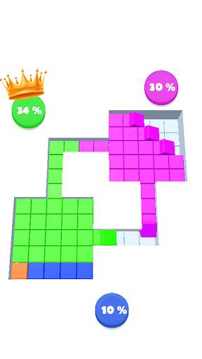 Color Blocks vs Blocks 3D - Blocks battle screenshot 4