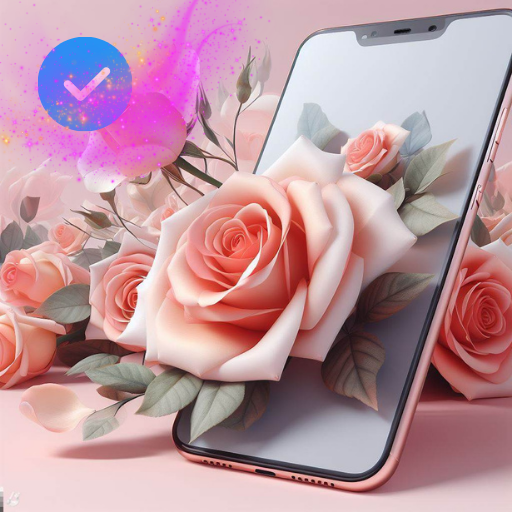 Flower wallpaper live rose HD icon