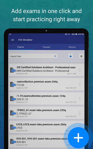 VCE Simulator screenshot 9