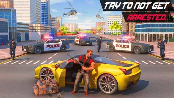 Real Gangster Grand City - Crime Simulator Game स्क्रीनशॉट 1