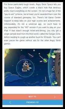 Guide For Angry Birds Space स्क्रीनशॉट 2