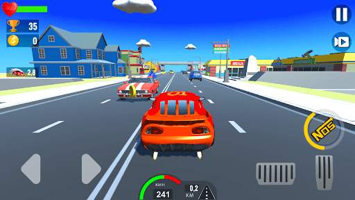 Super Kids Car Racing In Traffic स्क्रीनशॉट 6
