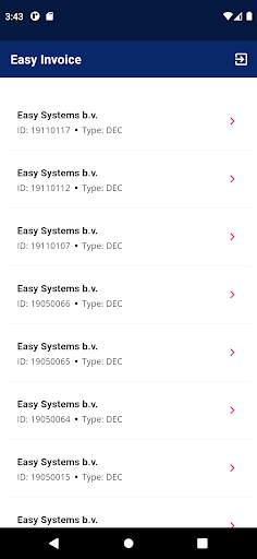 Easy Invoice screenshot 1