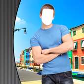 Men Clothes Montage Photo logo