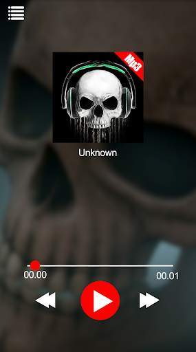 Skull Mp3 Music Player screenshot 1