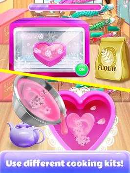 Rainbow Unicorn Cherry Blossom Jello - Girl Games screenshot 2