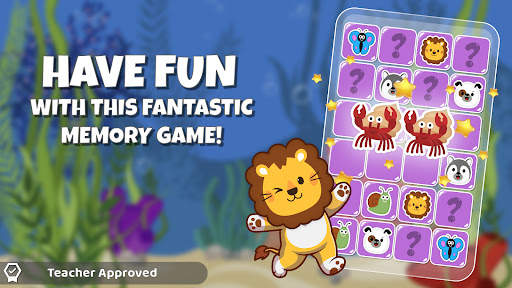 Memokids: kids matching games screenshot 1