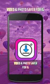 Photo And Video Saver for Instagram 2018 screenshot 1