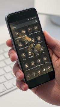 Black gold business desktop theme screenshot 6